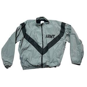 US Army Physical Fitness Uniform Jacket Propper Men's Large Regular Gray IPFU